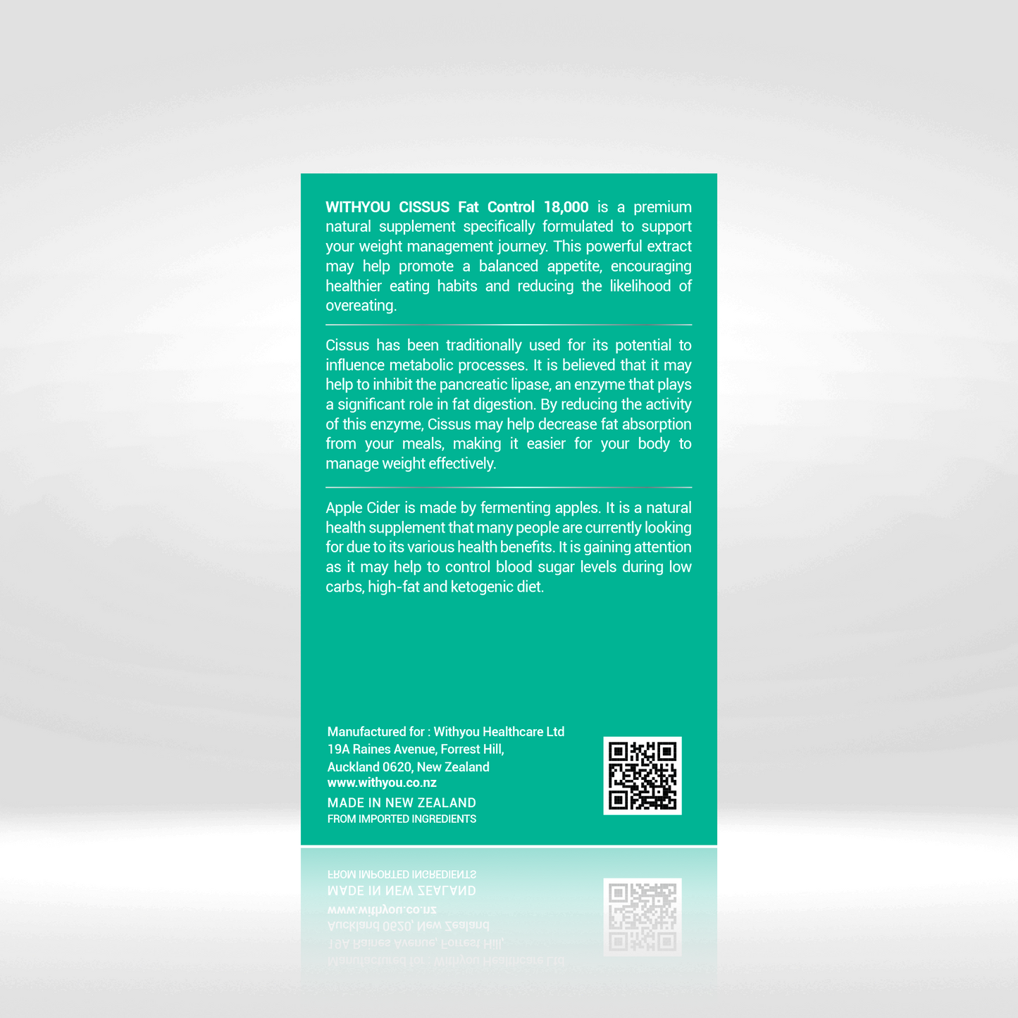 Withyou Premium Active Cissus 18000 Fat Control 90 vege caps