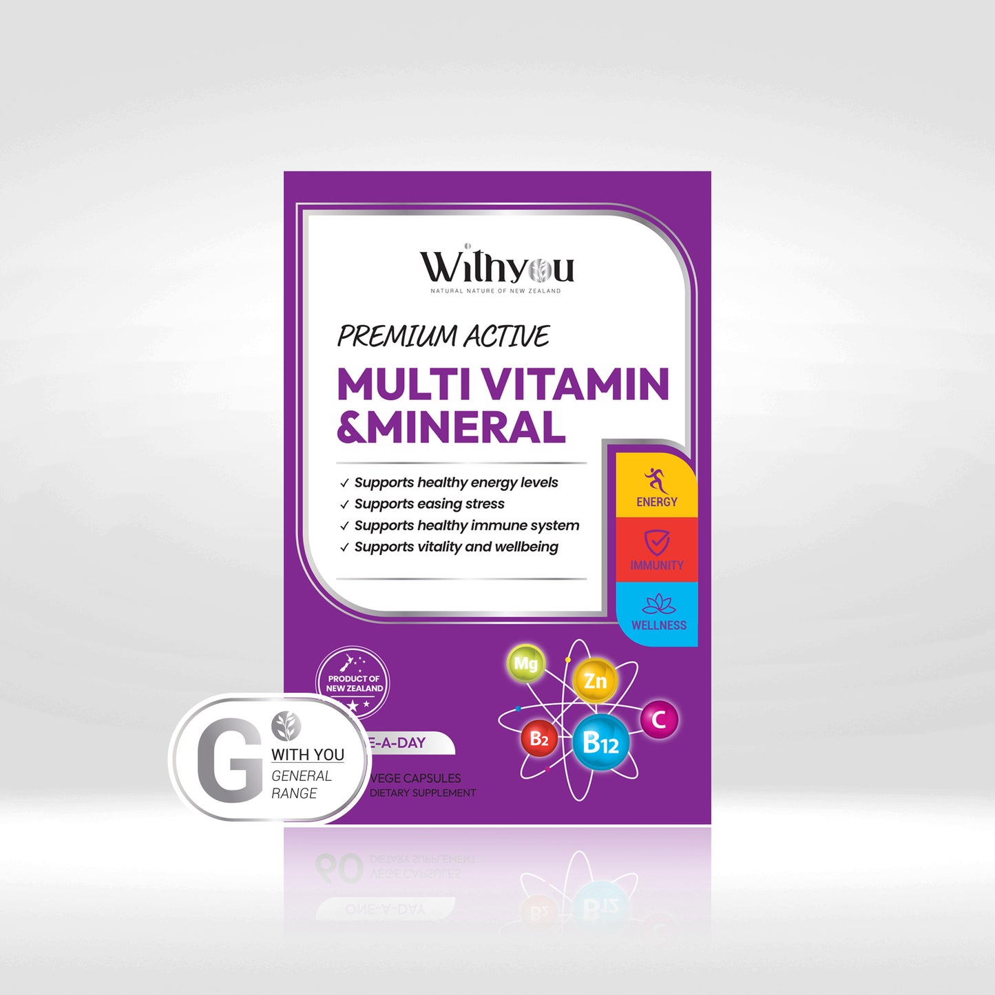 Withyou Premium Active MULTI VITAMIN 60 Vege-Caps