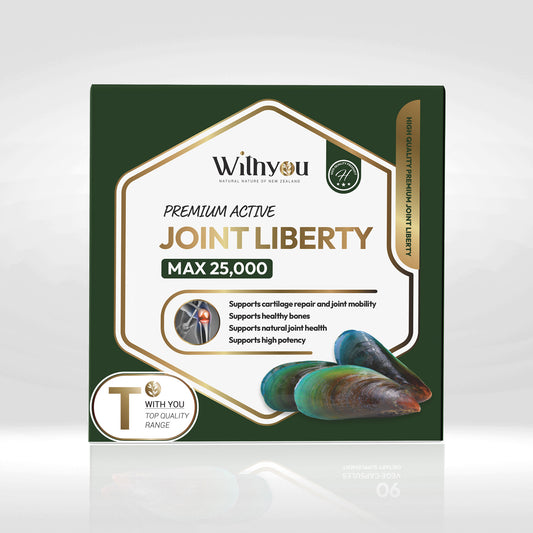 Withyou  Green Lipped Mussel Joint Liverty 25,000mg 90 caps